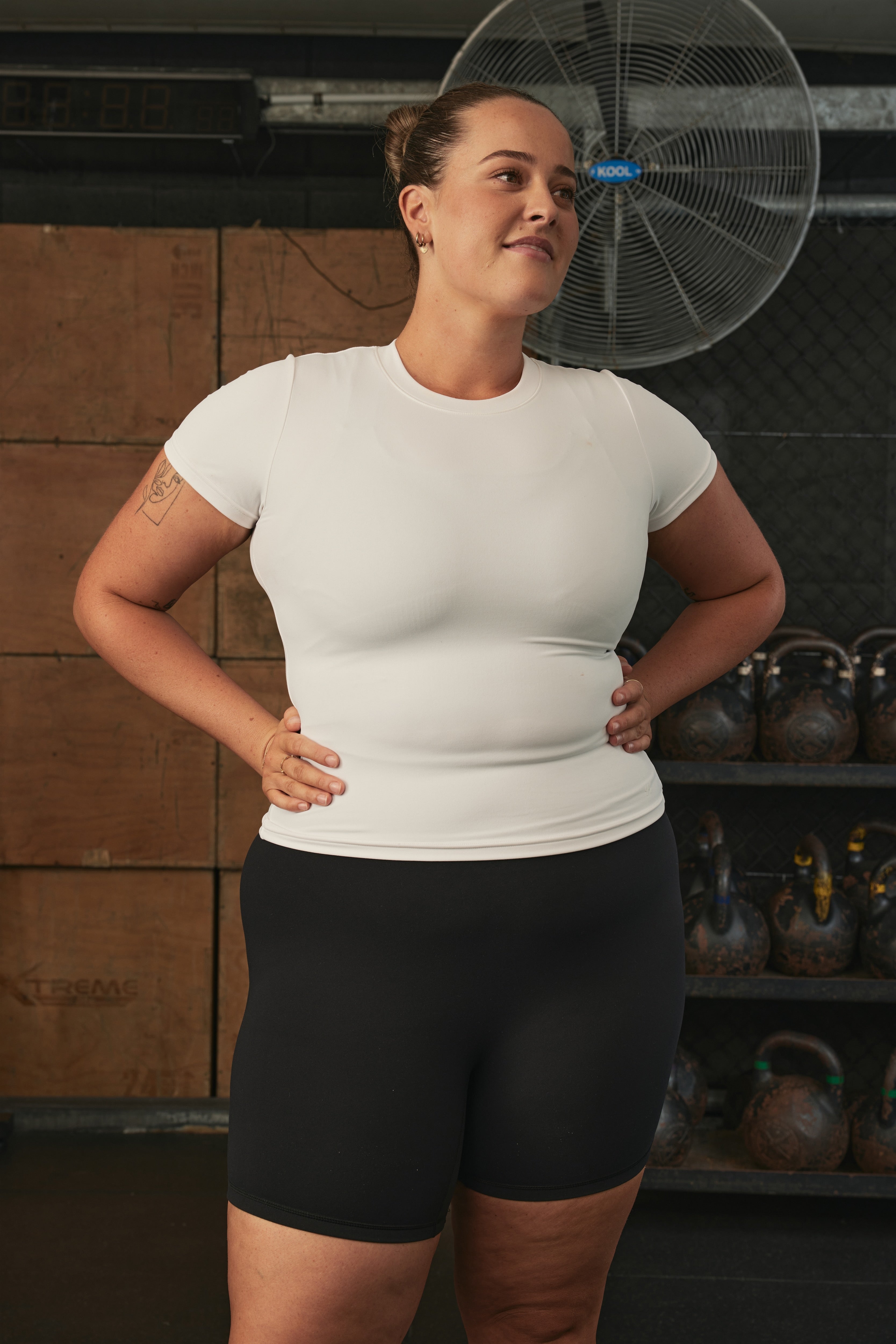 YK Move Cloud Short Sleeve | White