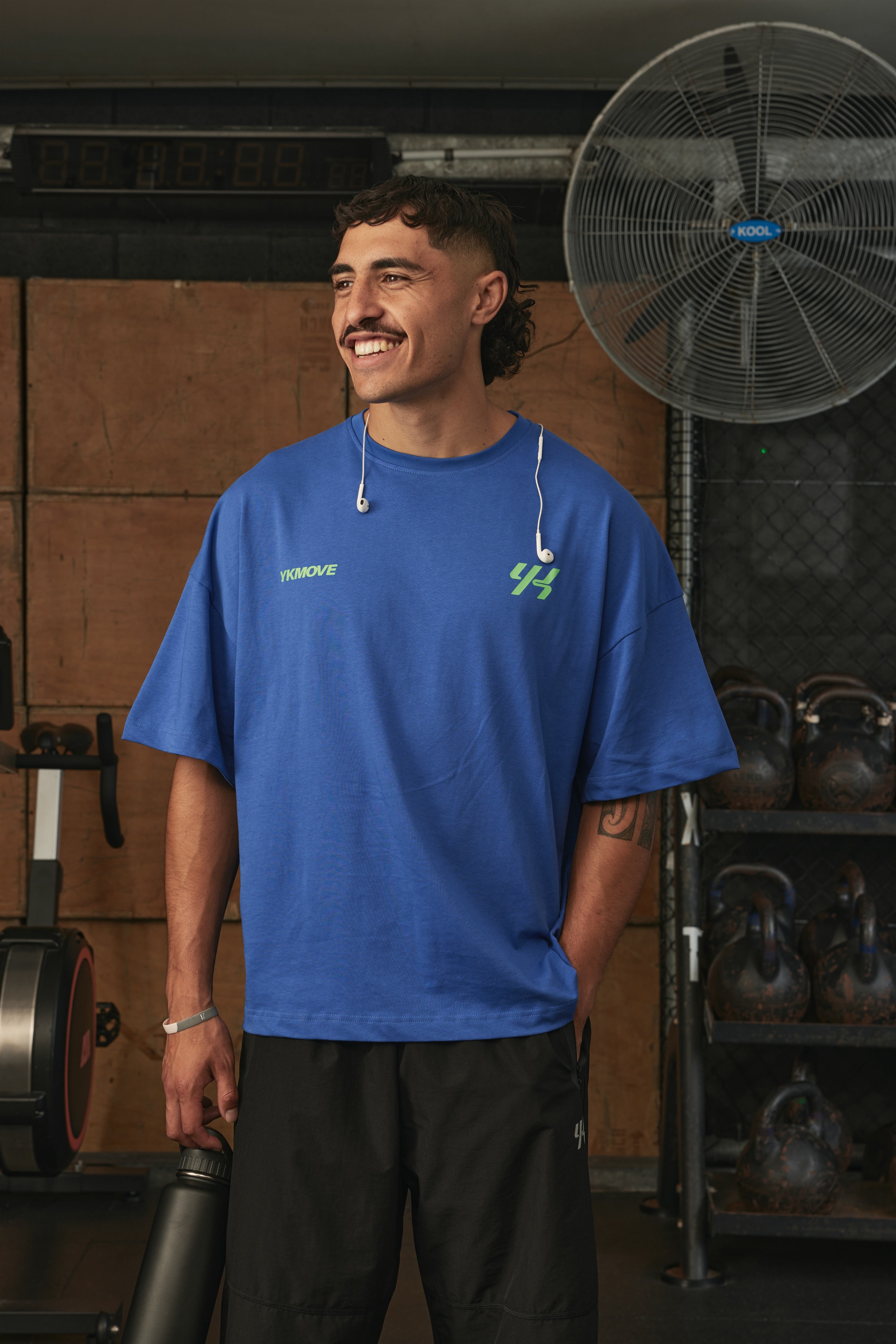 YK Move Stacking Days Tee | Blue