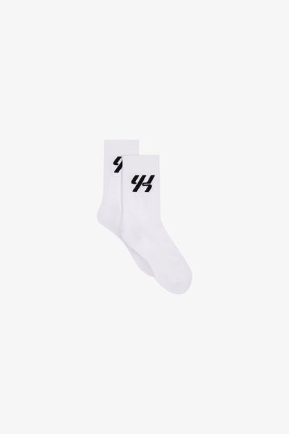 YK Move Speed Running Socks | White