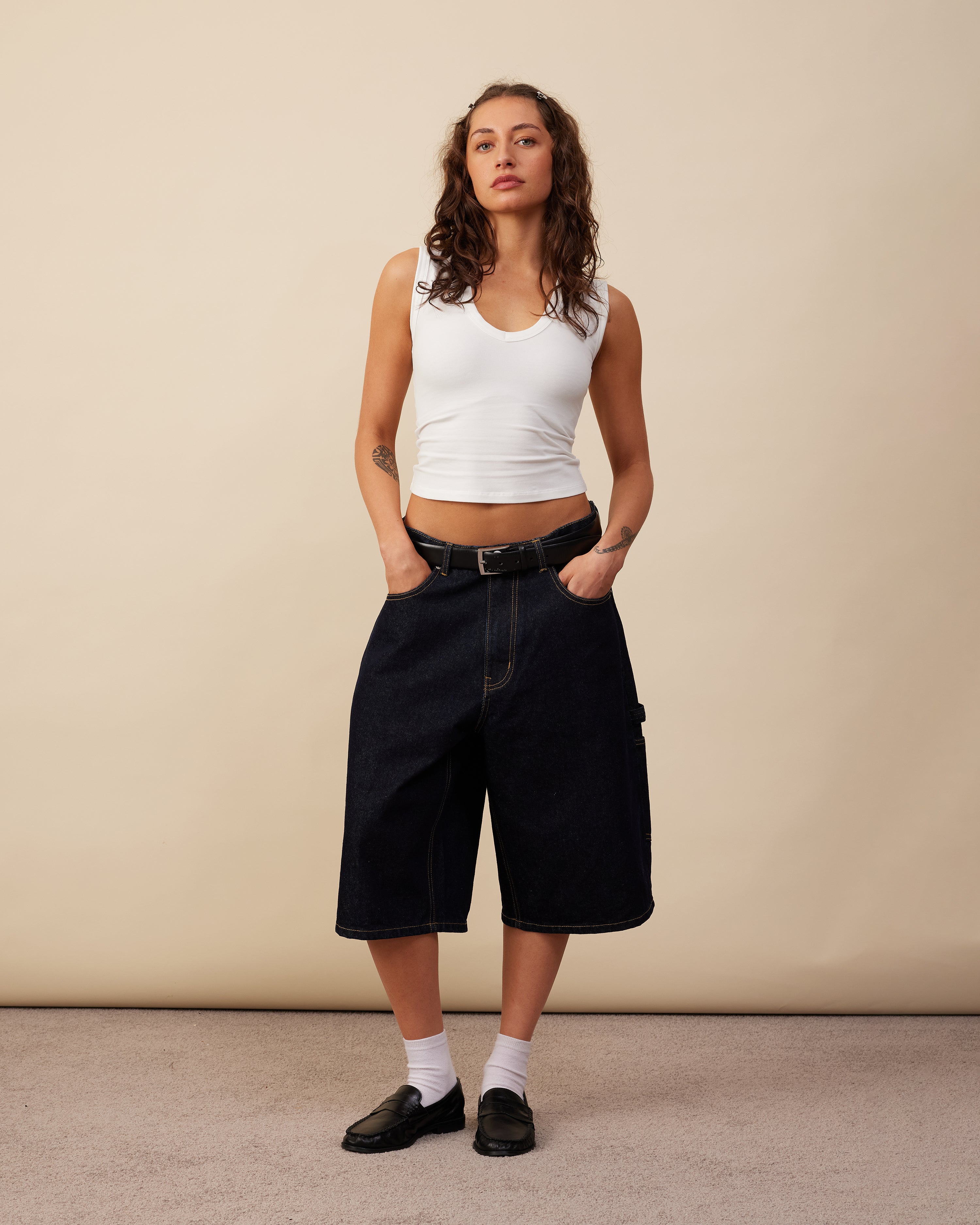Denim Jorts | Indigo