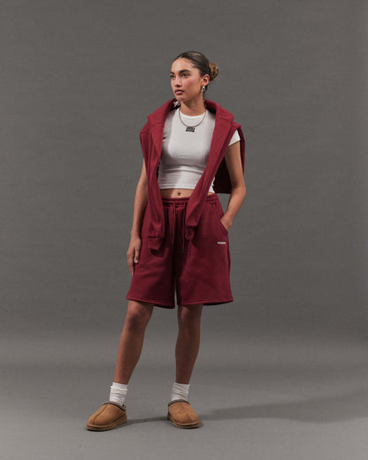 BLOCK SHORT | Maroon