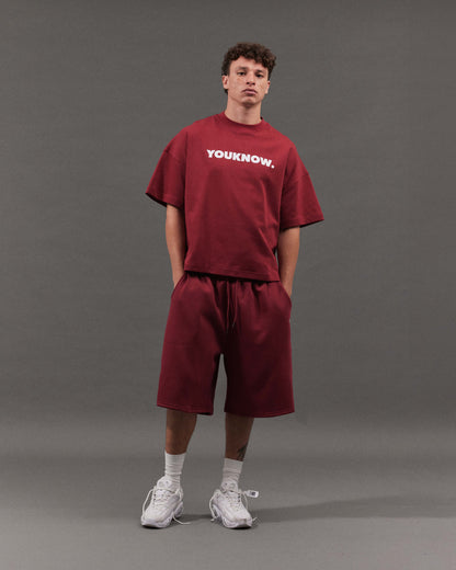 BLOCK SHORT | Maroon