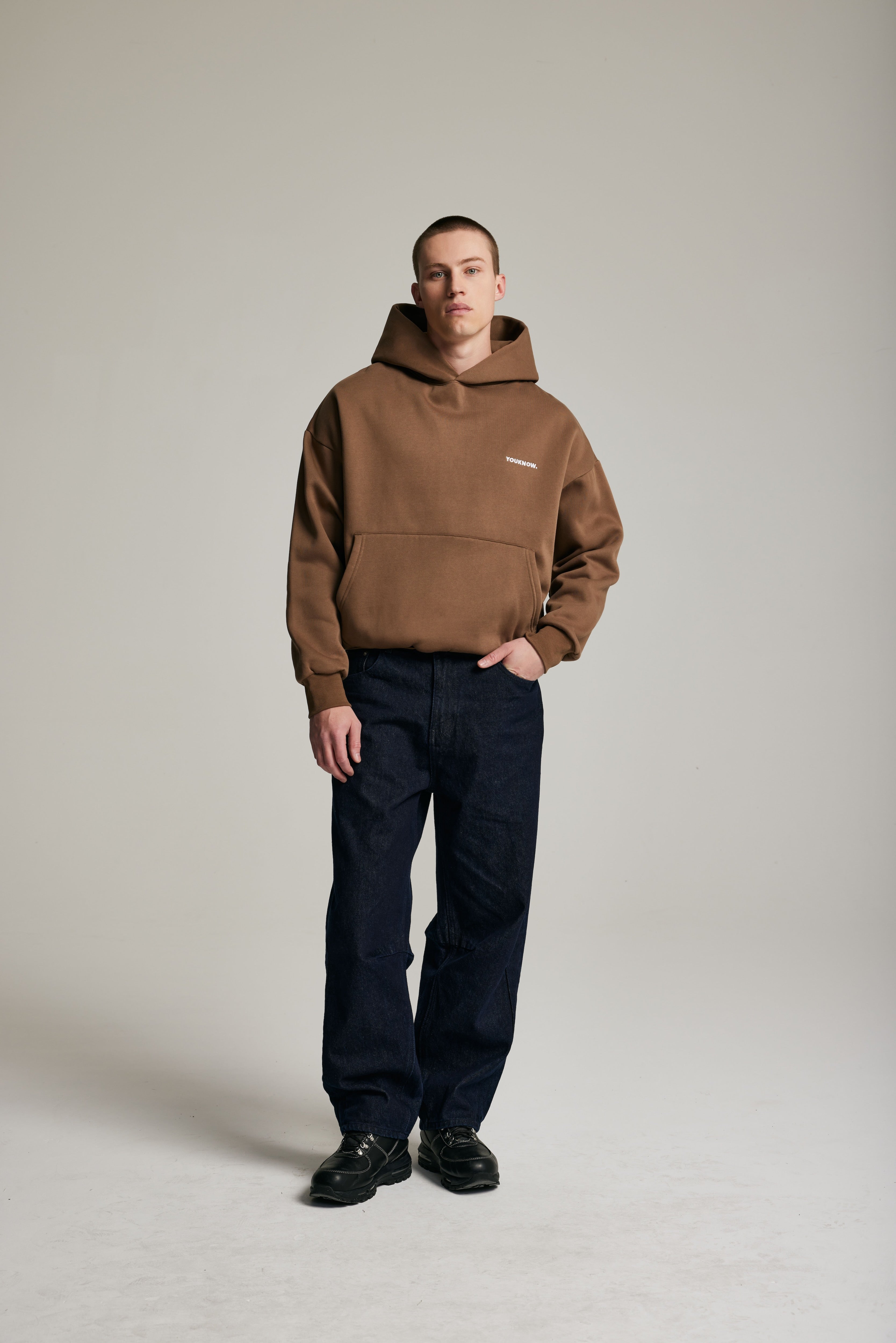 Core Box Hoodie | Latte