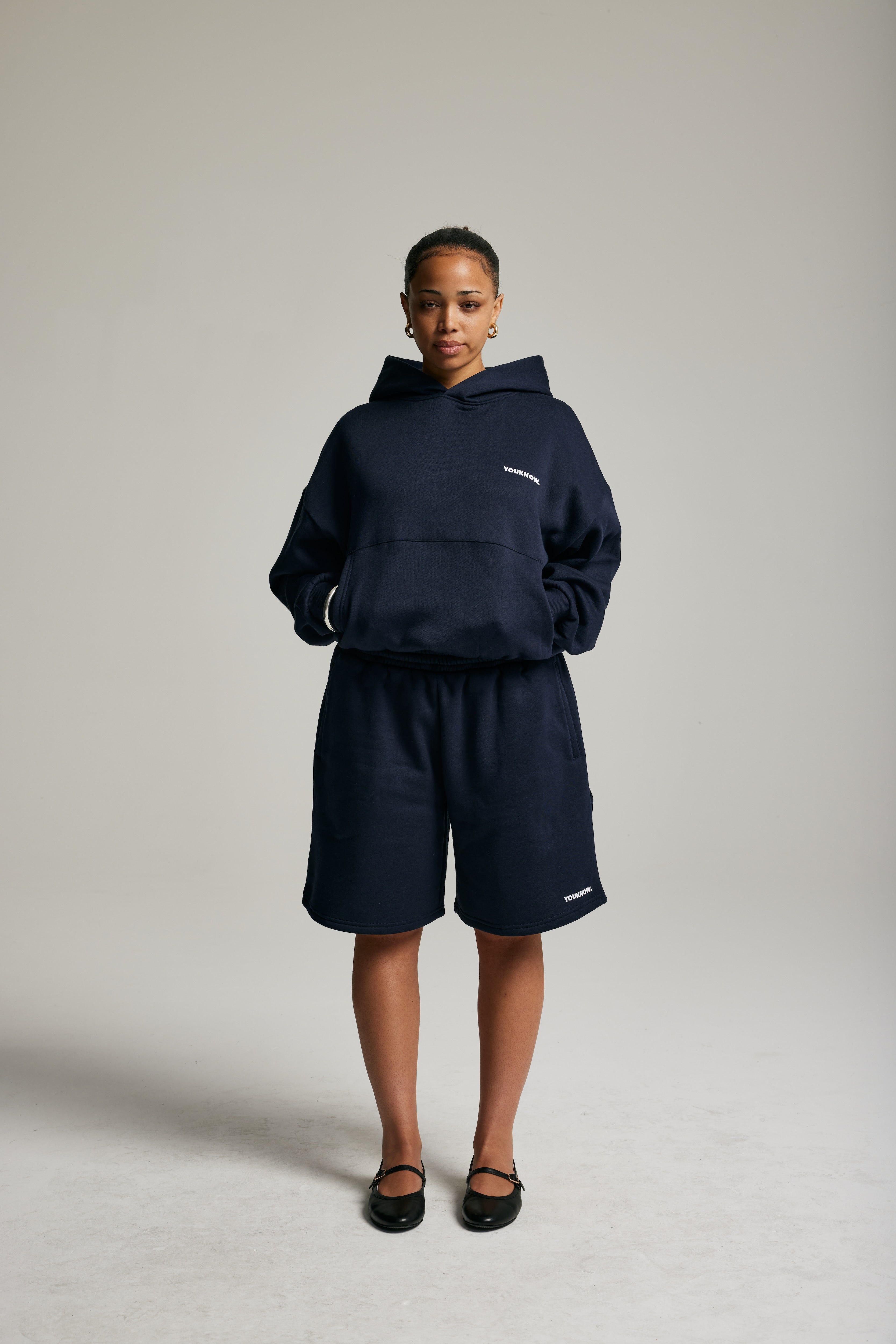 Core Box Hoodie | Navy