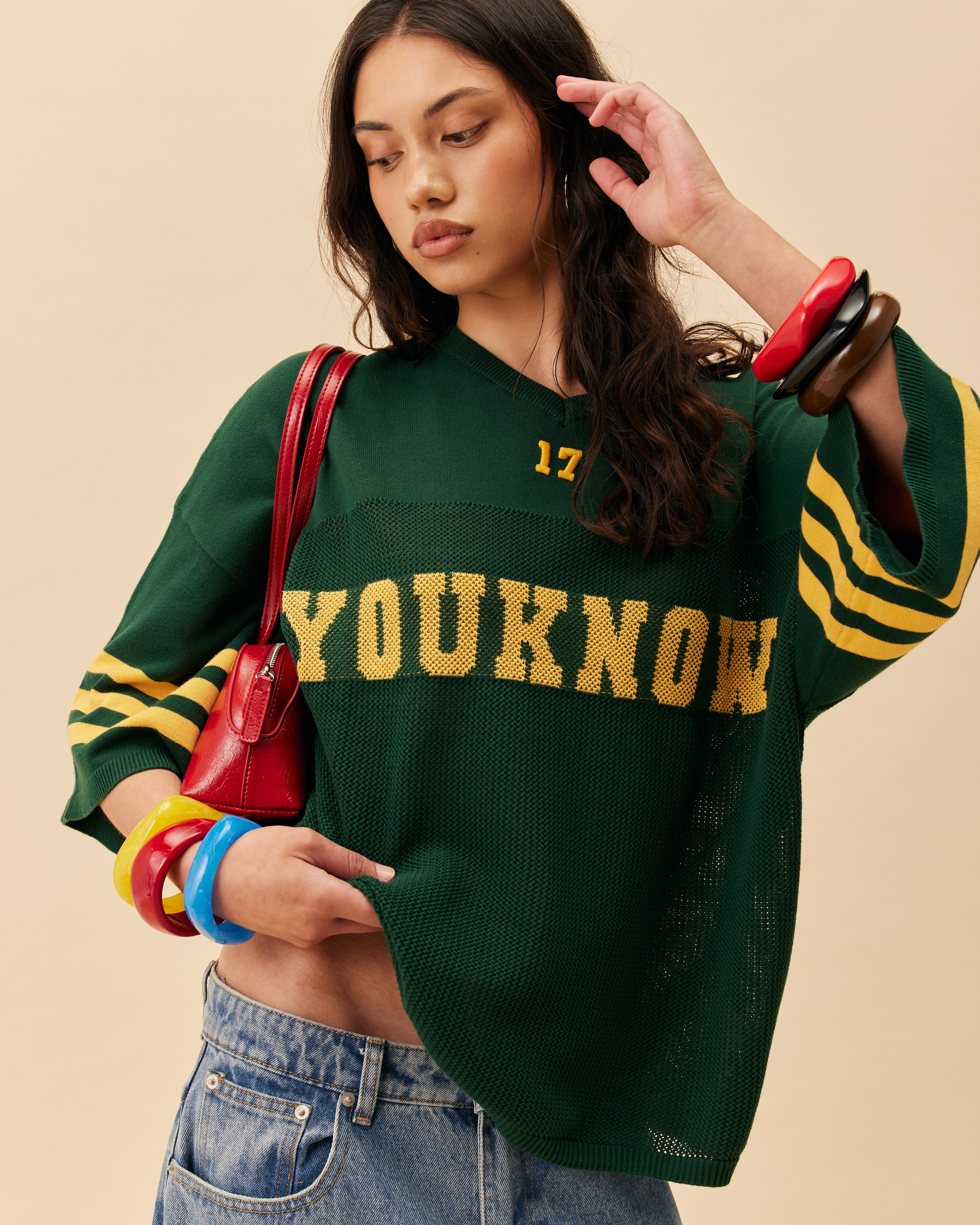 woke edge football jersey knit かつき 着用 woke edge football jersey knit かつき 着用
