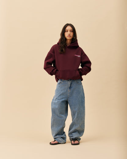 Community Hoodie | Burgundy