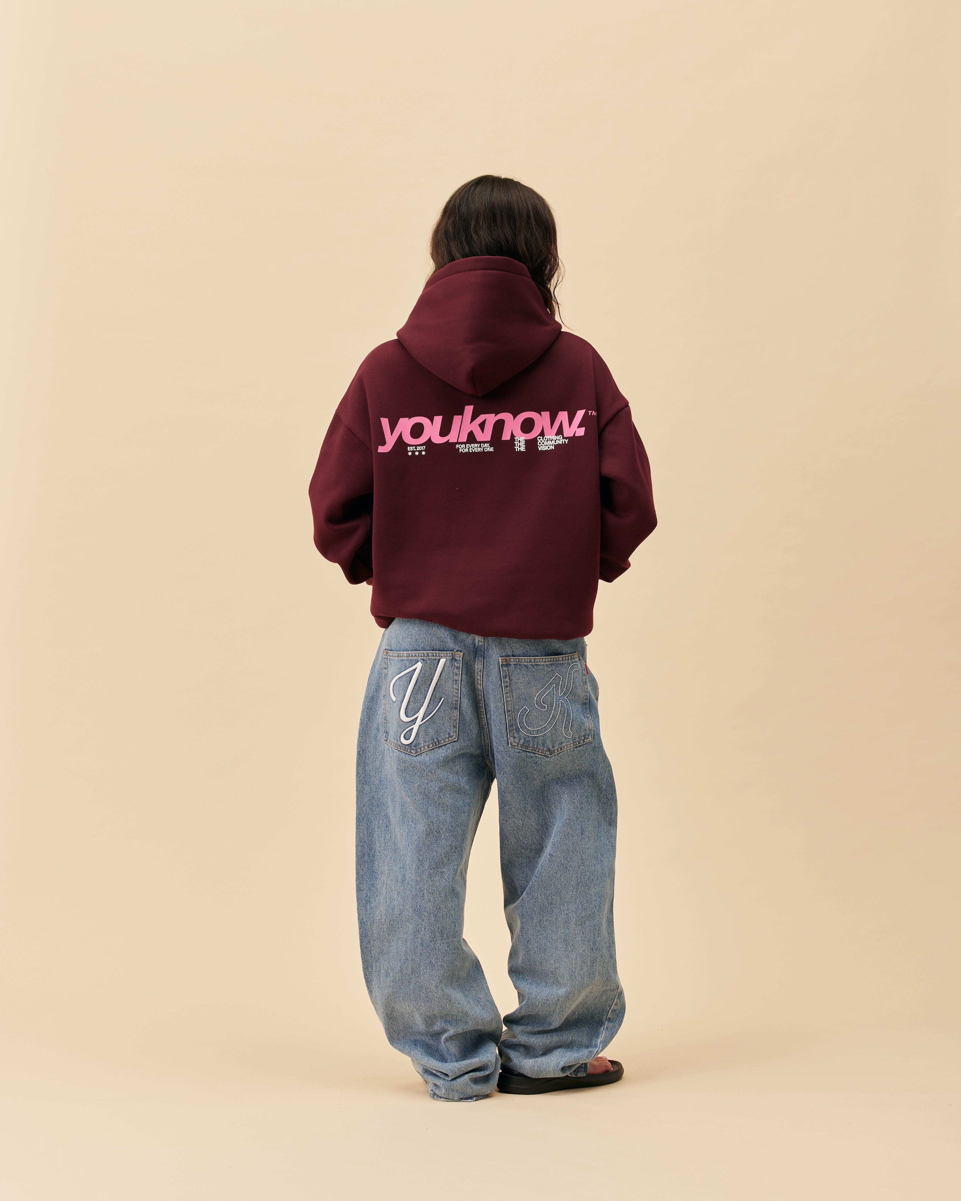 Community Hoodie | Burgundy