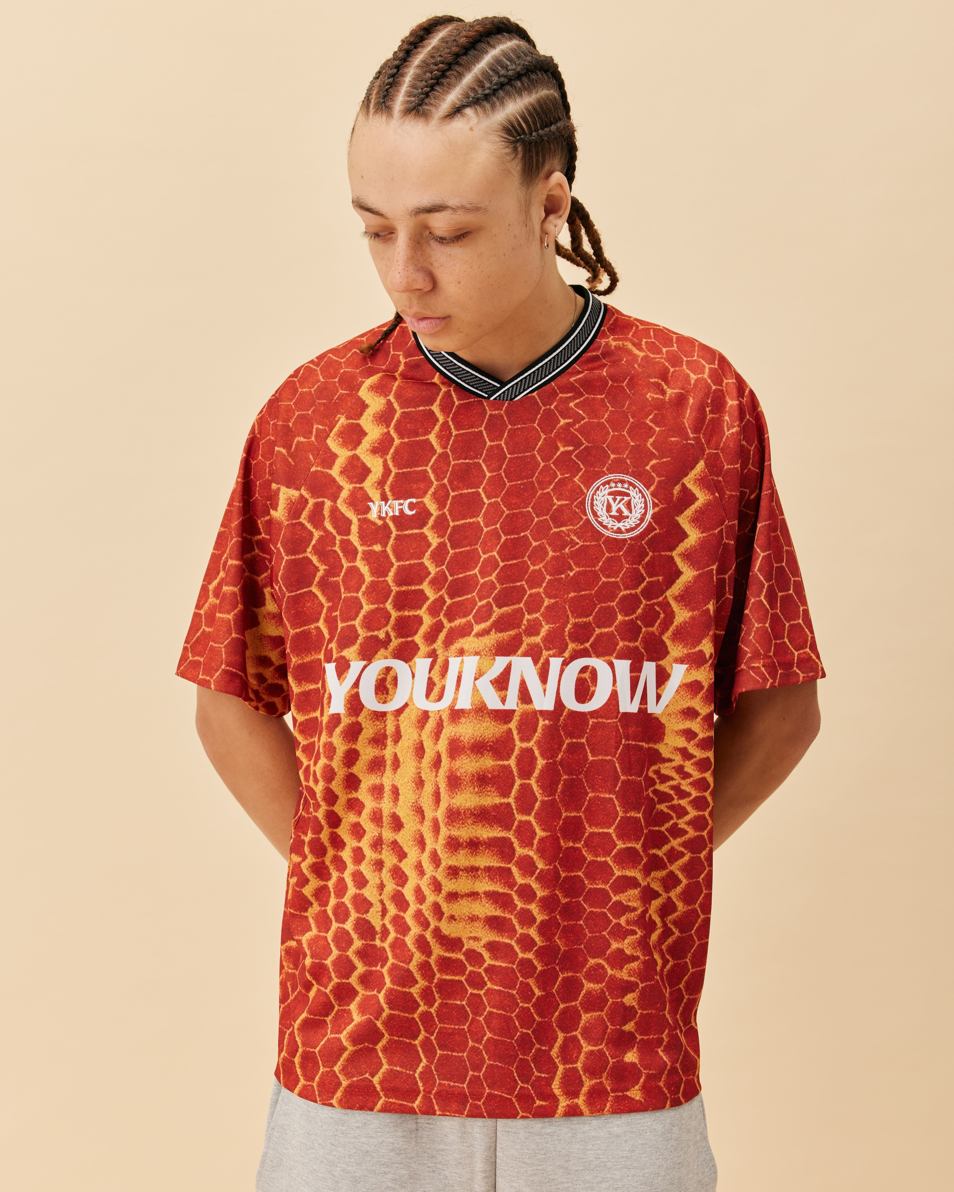 Neo Rave Sports Tee | Bronze Snake