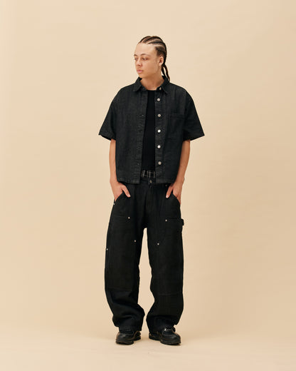 Carpenter Shirt | Washed Black