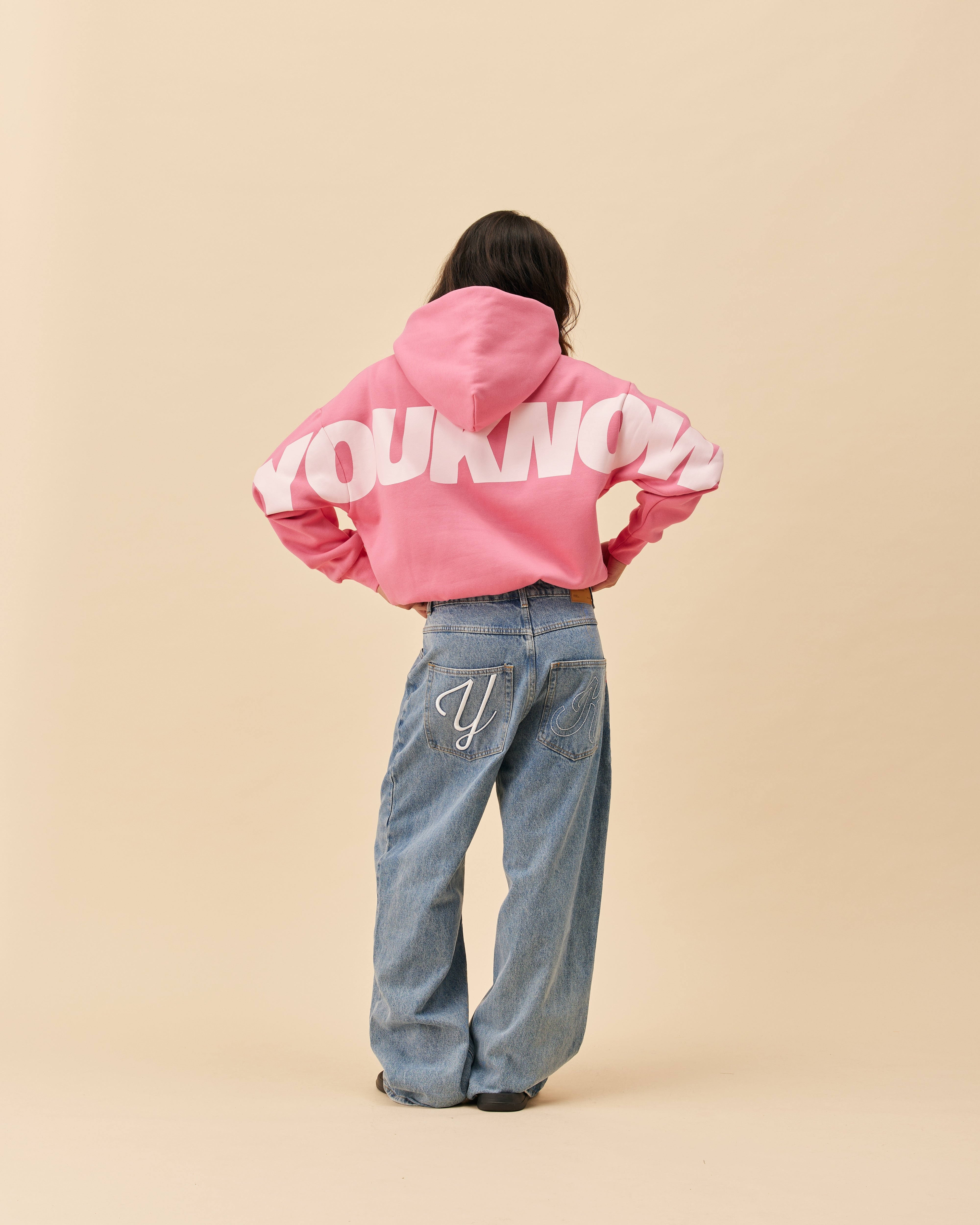 Big Back Hoodie | Pink