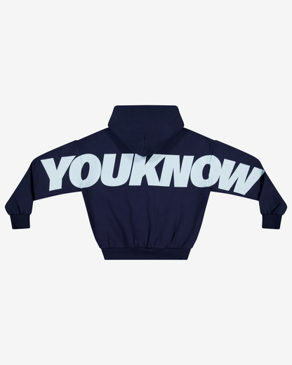 Big Back Hoodie | Navy Ice