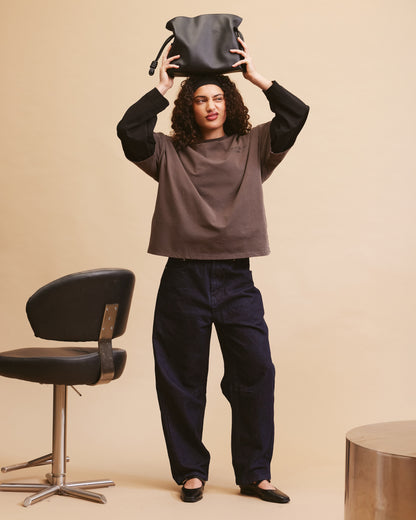 Members Club Tee | Washed Brown