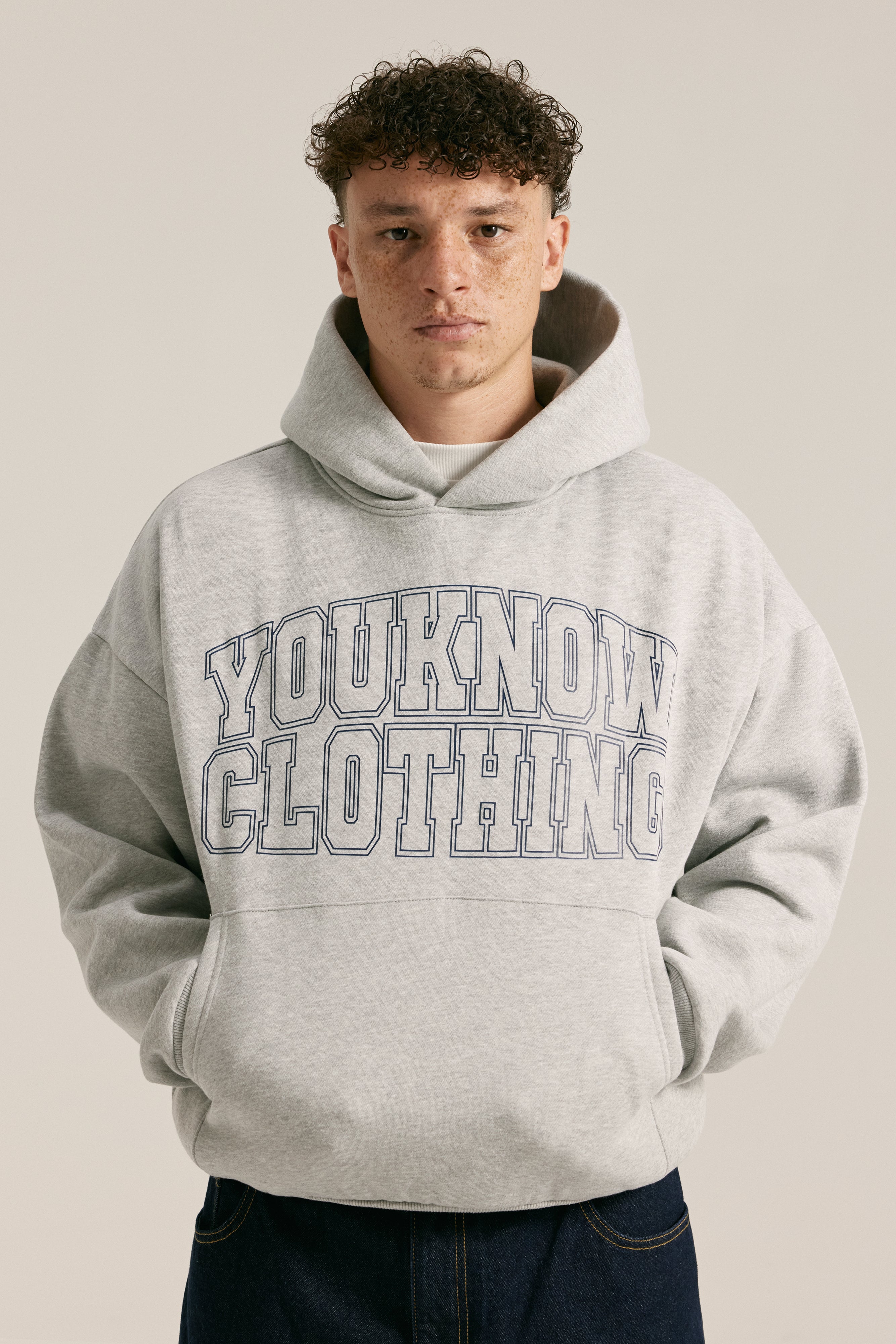 Varsity Hoodie | GREY MARLE
