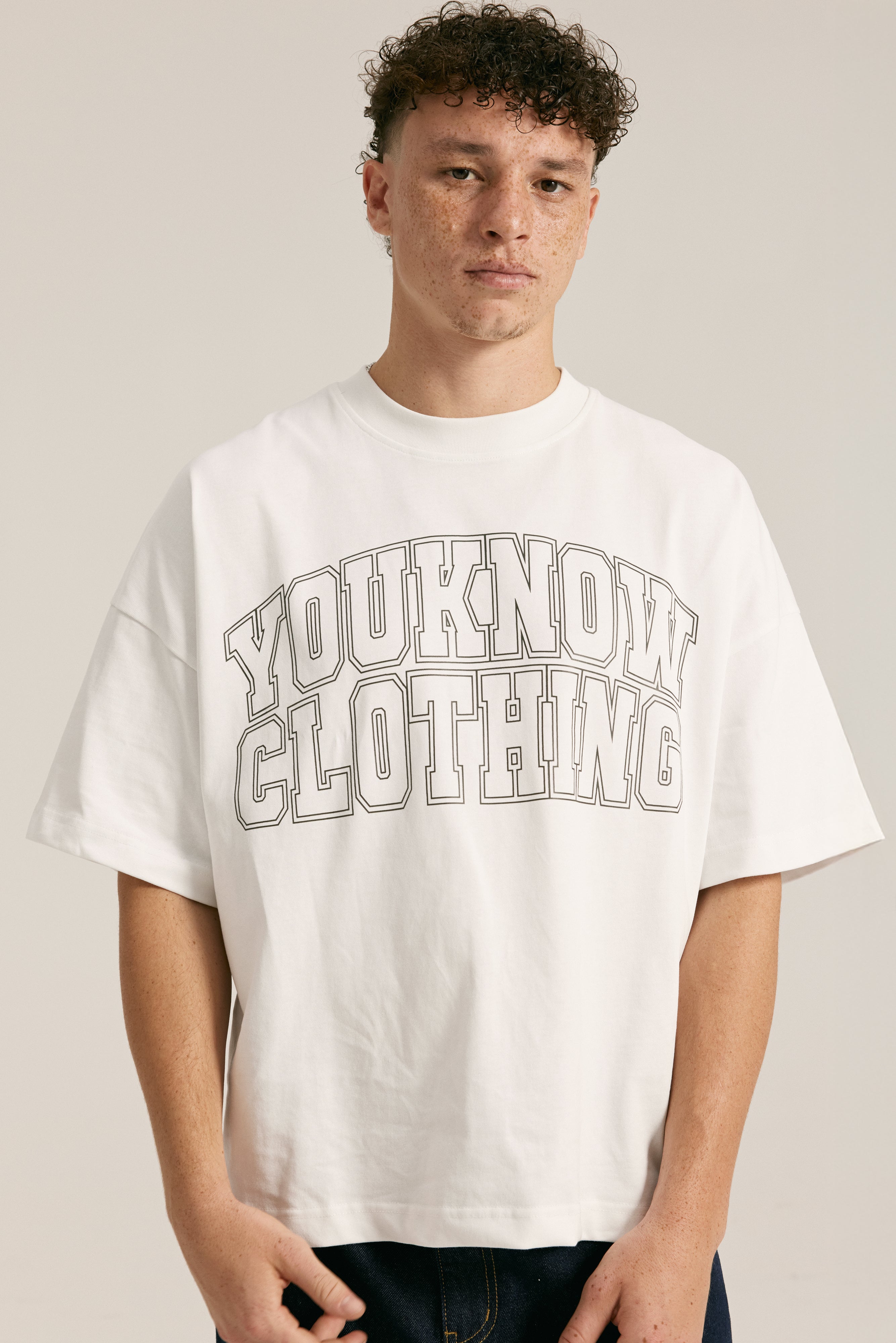 Varsity Tee | White