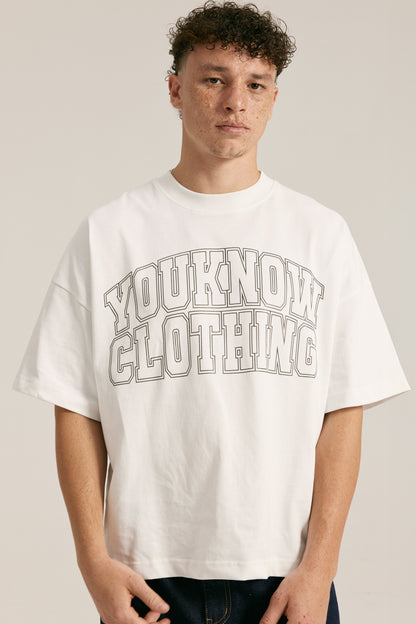 Varsity Tee | White