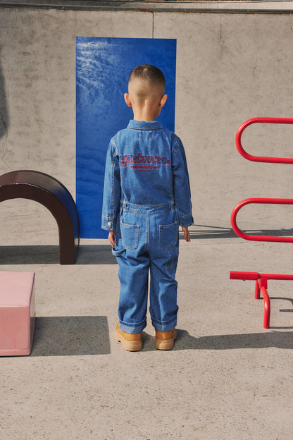 KIDS DENIM JUMPSUIT | DENIM