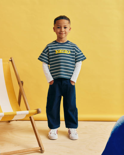 Kids Barrel Leg Jeans | Indigo