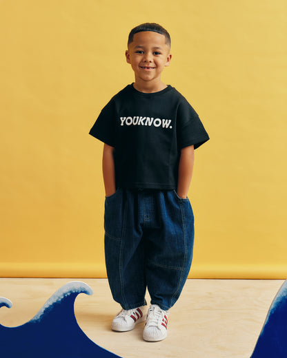 Kids Bones Tee | Black