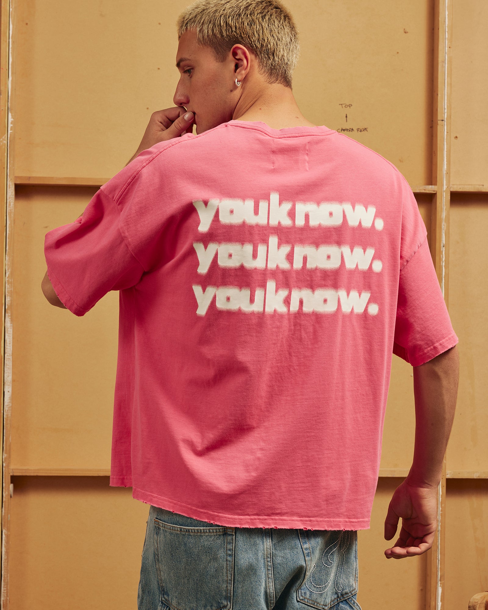 BLURR TEE | Pink