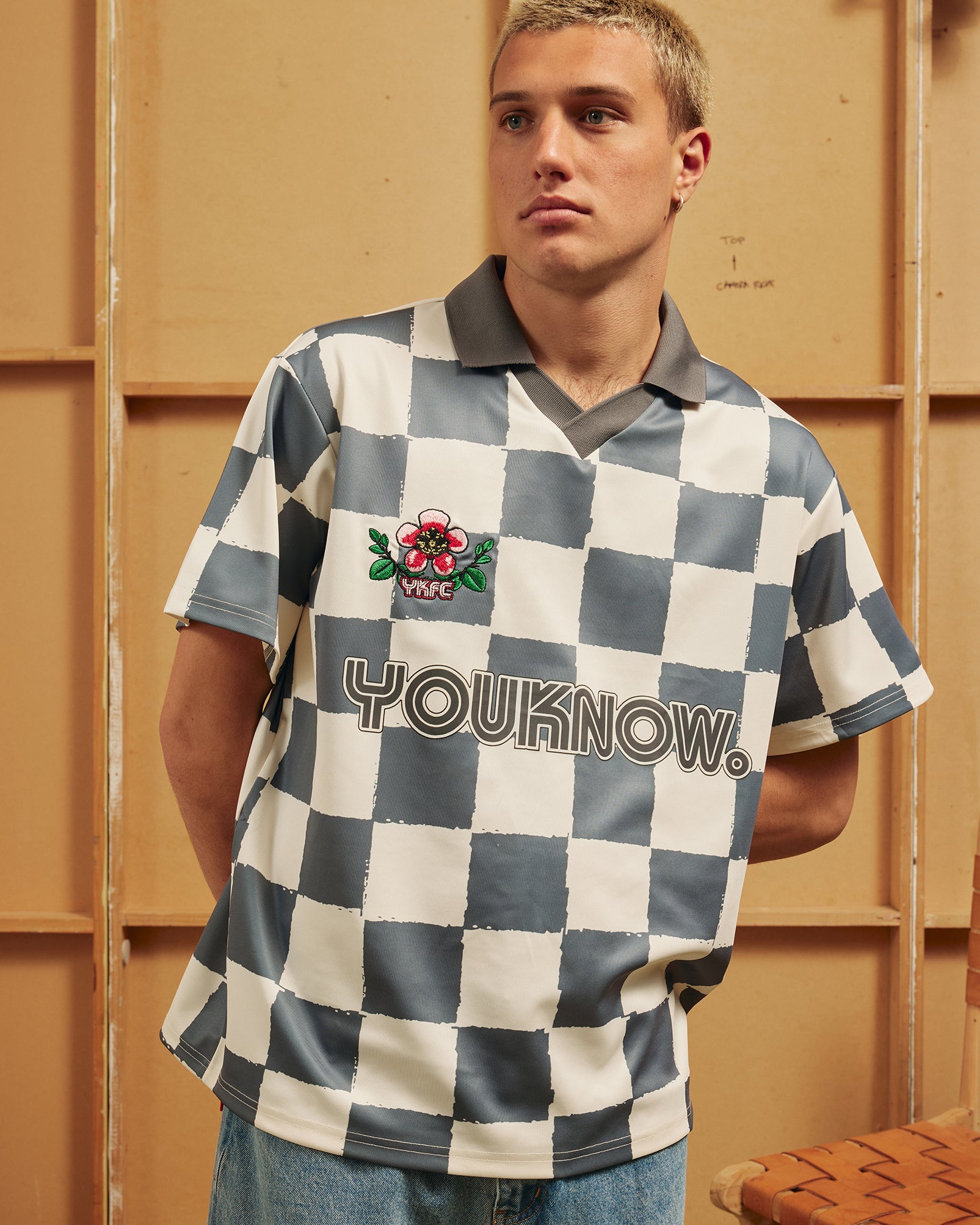 Short Sleeve Football Jersey | Square Print