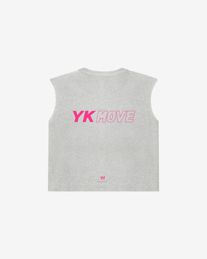 YK Move Champion Tank | Grey