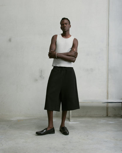 Nothing Knit Rib Tank | GREY MARLE