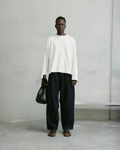 Nothing Longsleeve Tee | Cloud White