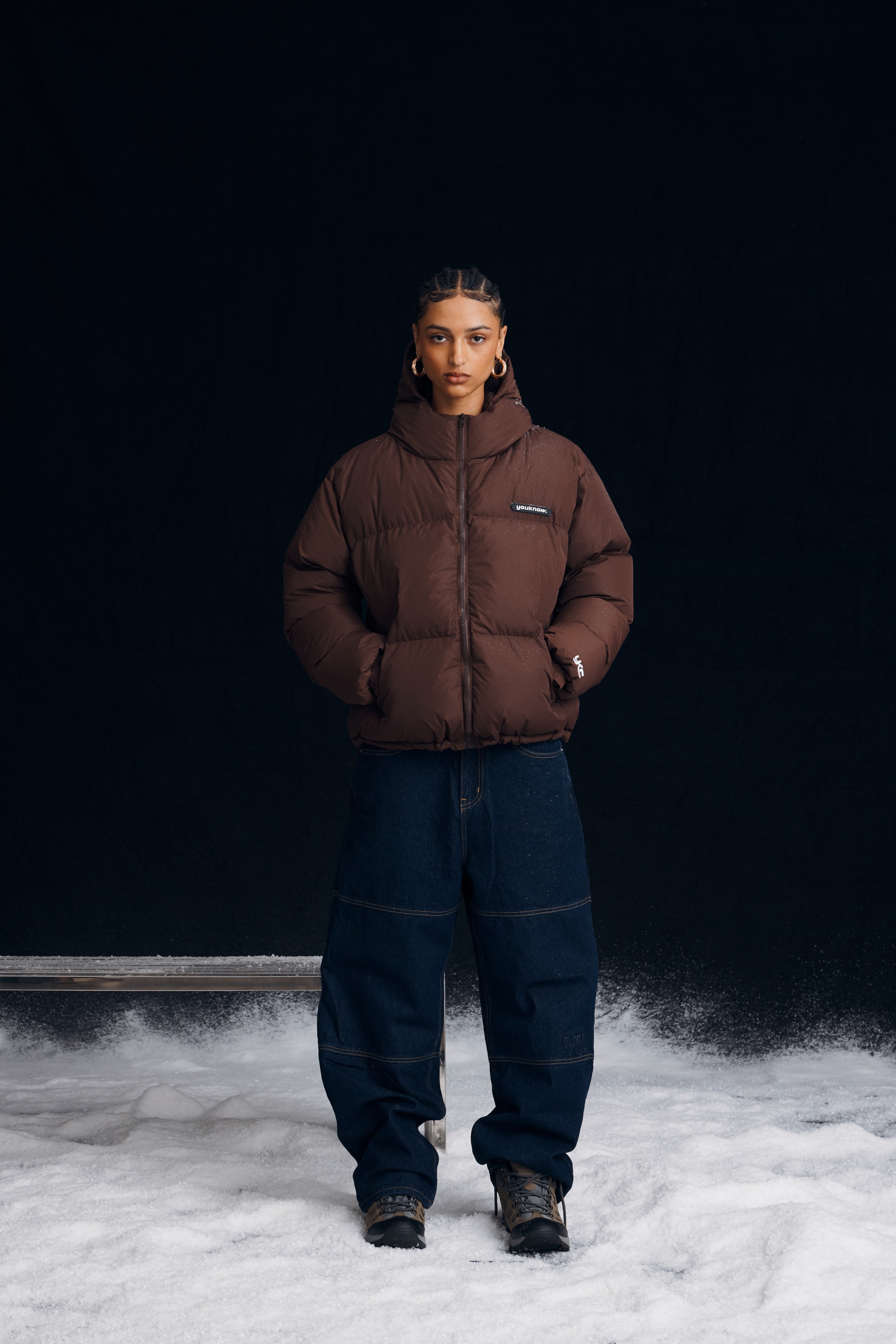 PUFFER JACKET | Brown