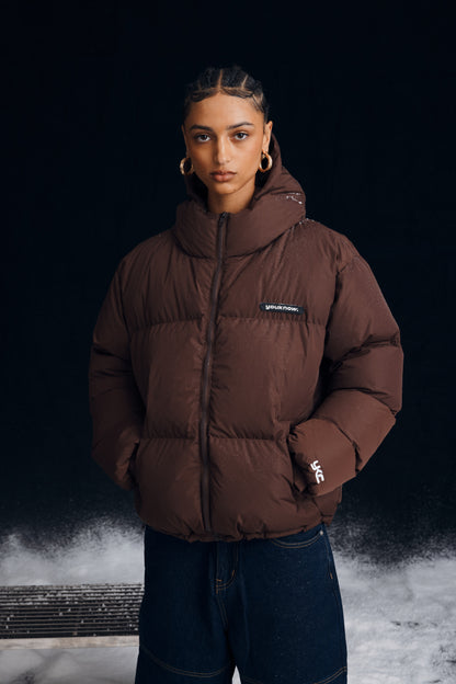 PUFFER JACKET | Brown