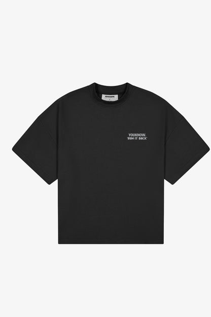 RUN IT BACK TEE - BRICK | Black