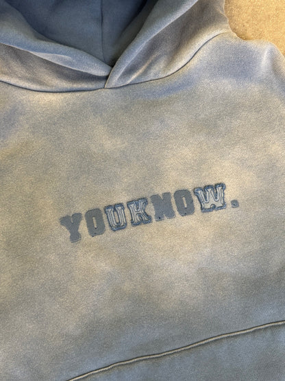 Faded Hoodie Sample | Blue