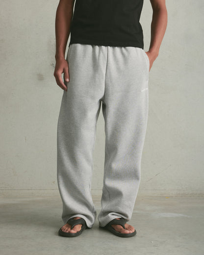 Core Wide Leg Sweatpants | Heather Grey