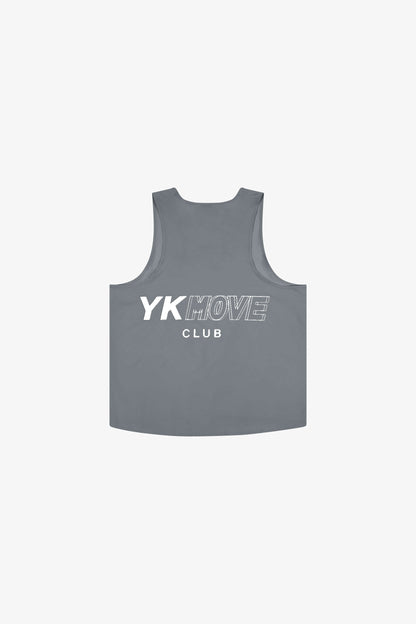 YK Move Motion Running Singlet | Grey