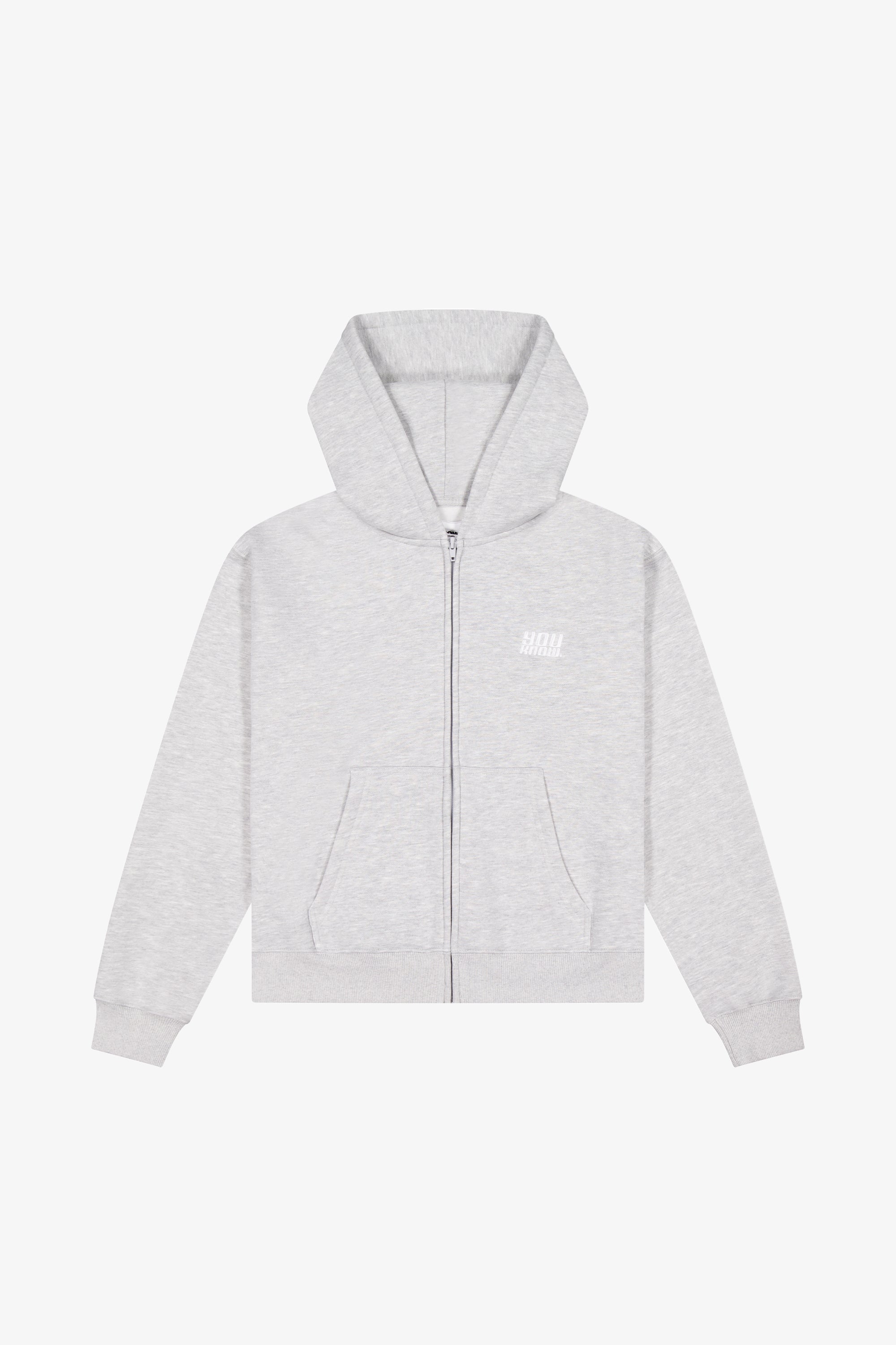 WARM UP ZIP UP HOODIE | Grey