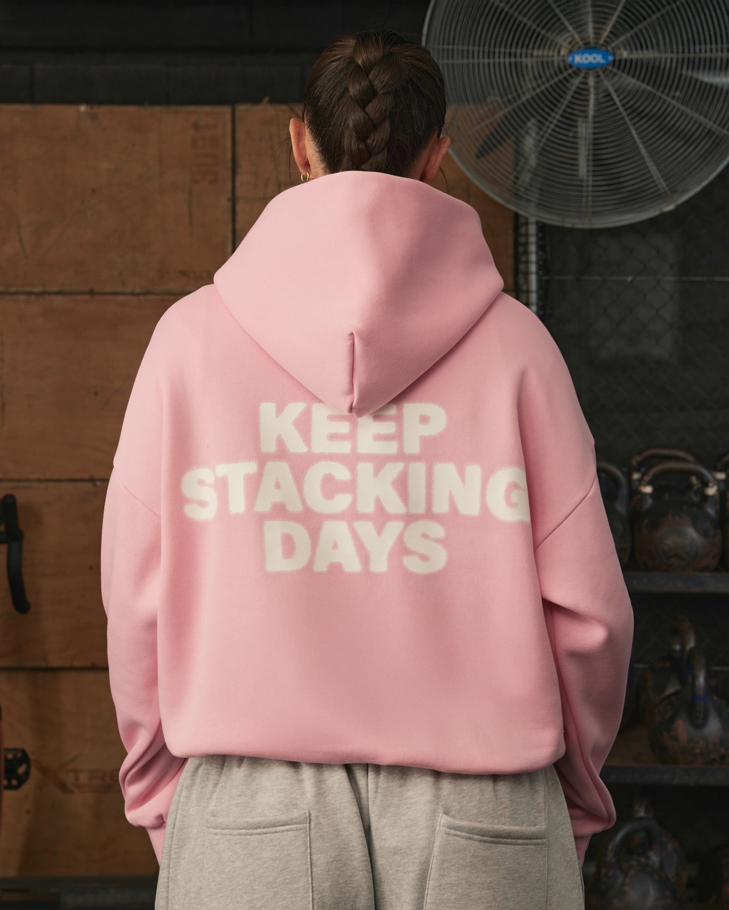 Stacking Days Hoodie | Pink