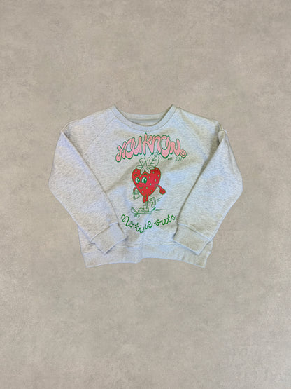 Kids Strawberry Crew Sample | Grey