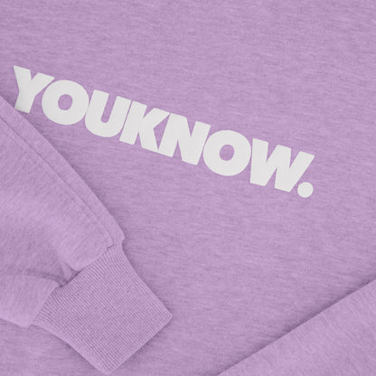 BLOCK CREWNECK | Lilac