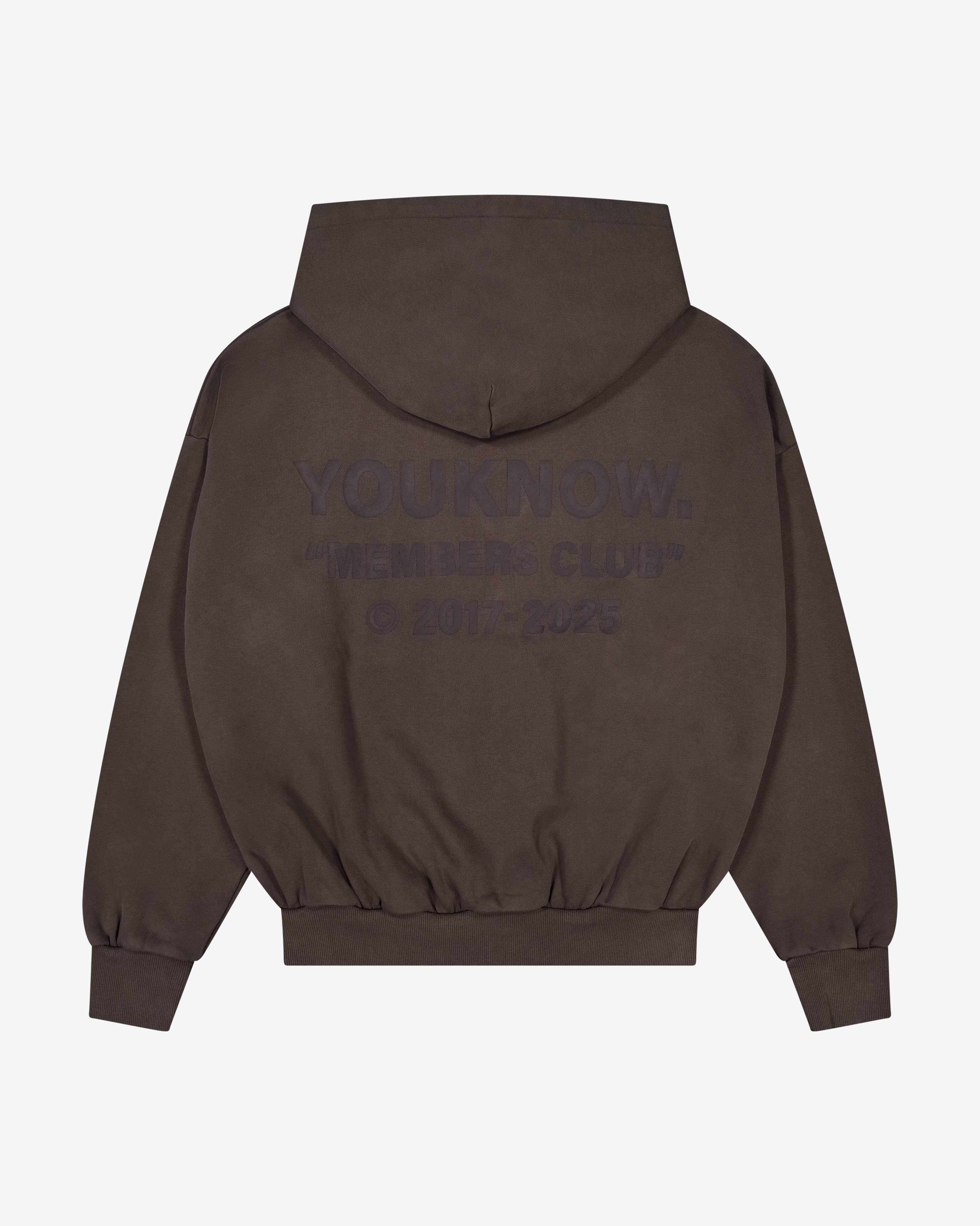 Members Club Hoodie | Washed Brown