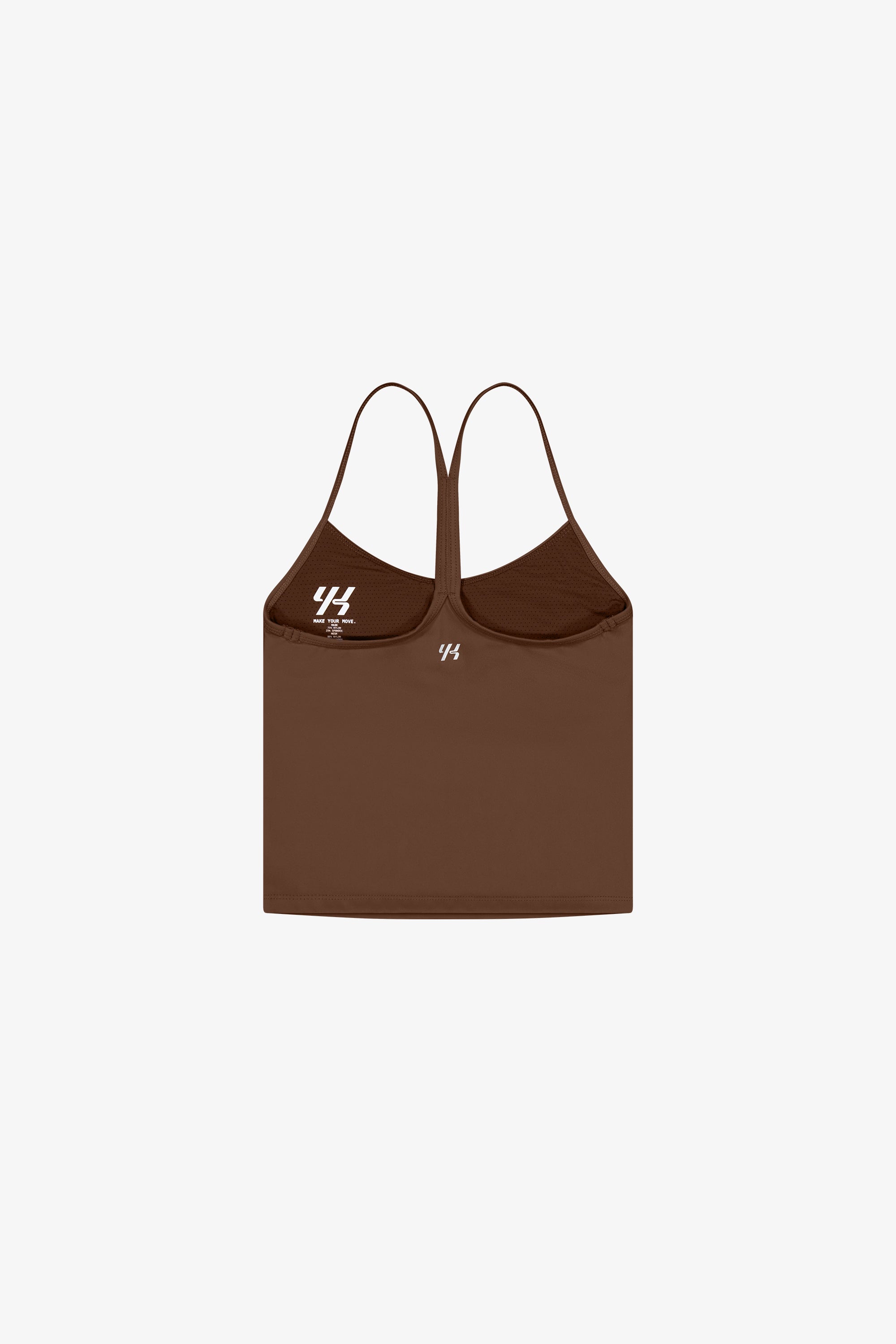 YK Move Sculpt Scoop Tank | Brown