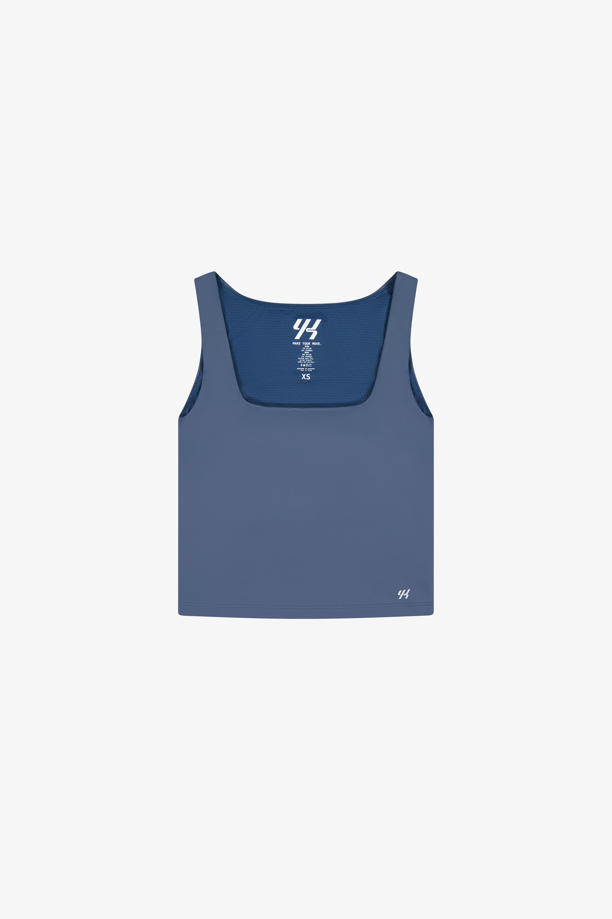 YK Move Sculpt Square Tank | Blue