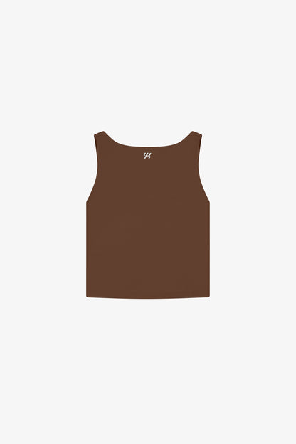 YK Move Sculpt Square Tank | Brown