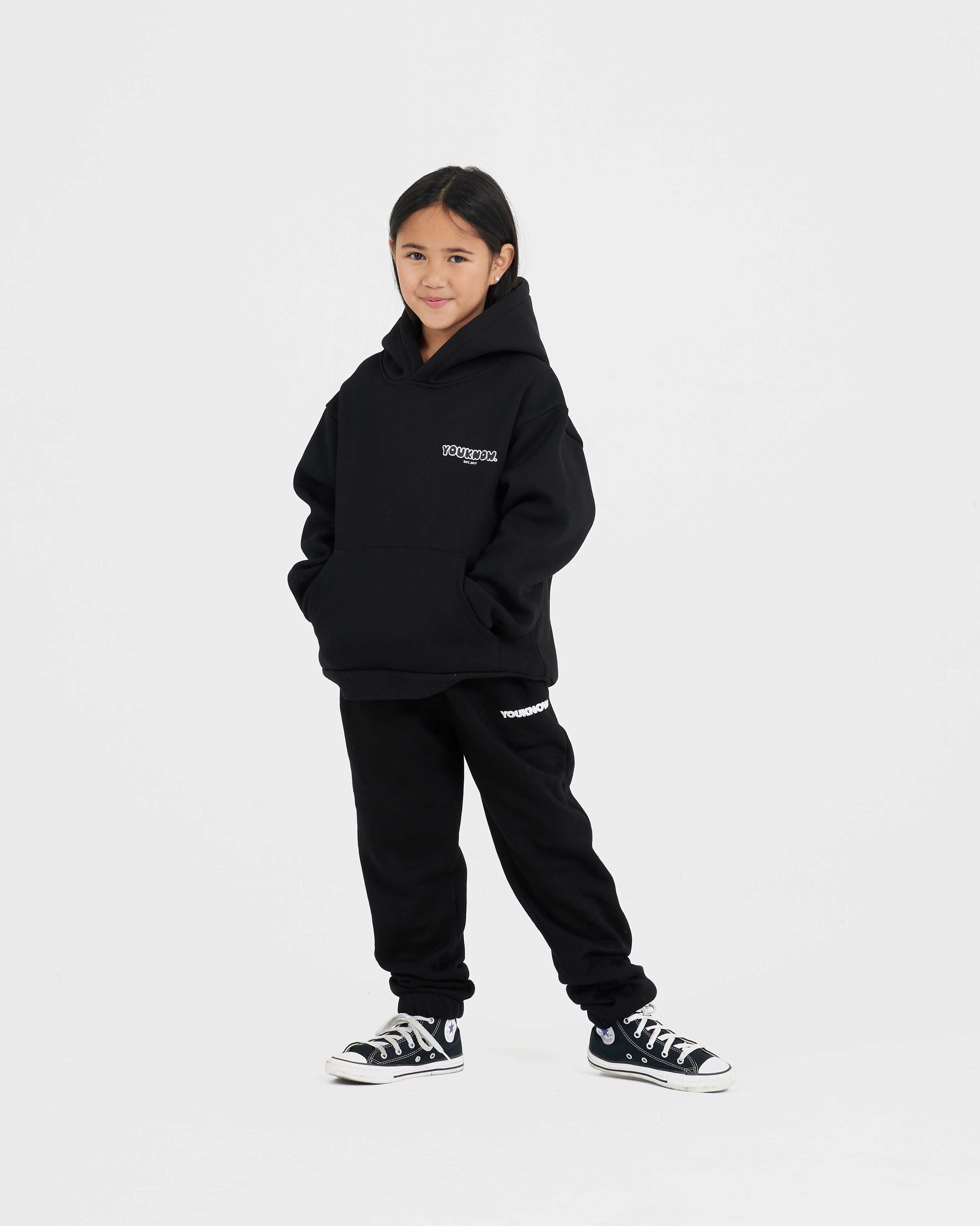 Kids Sunset Hoodie 2.0 | Black