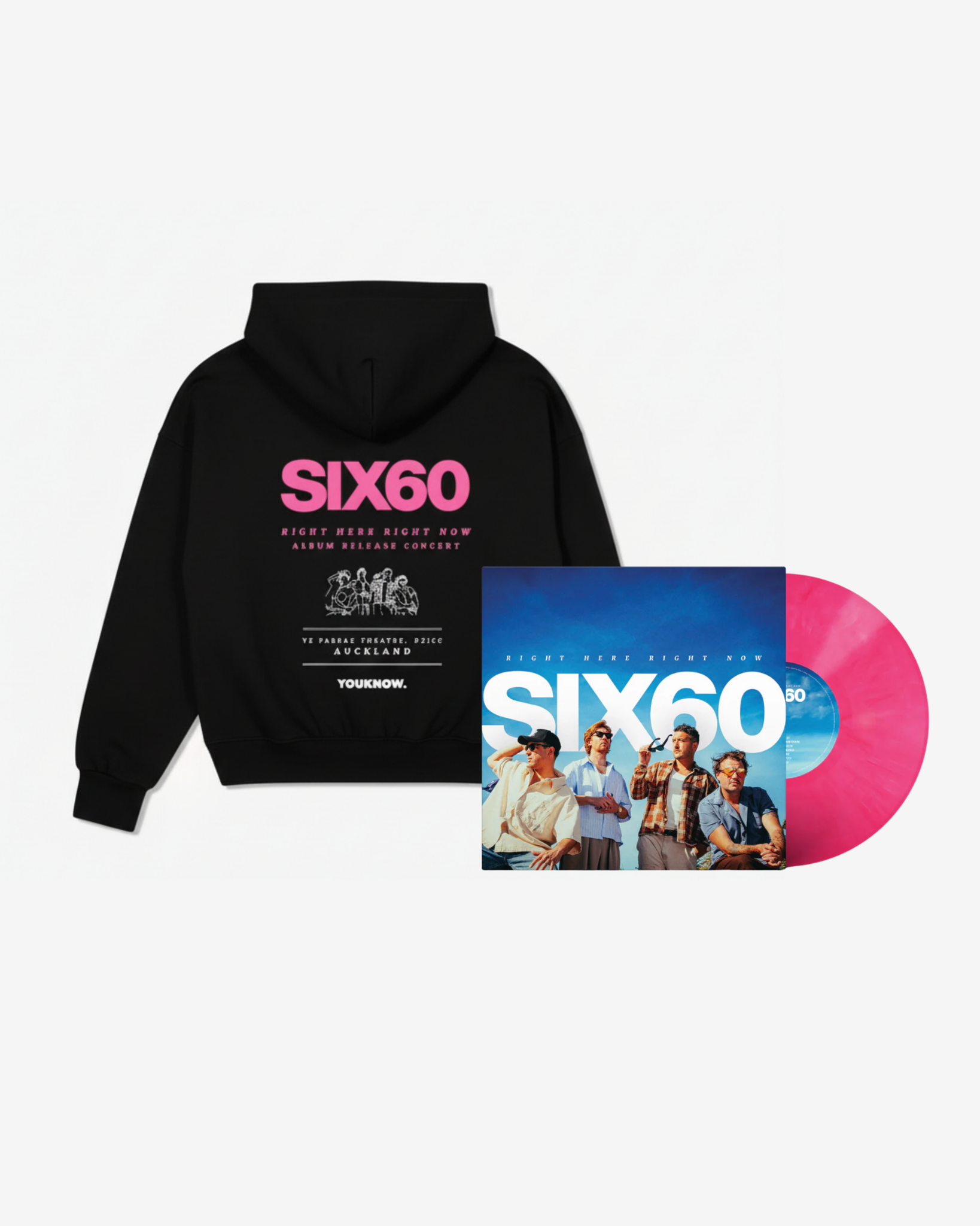 Six60 Right Now Hoodie & Signed Vinyl