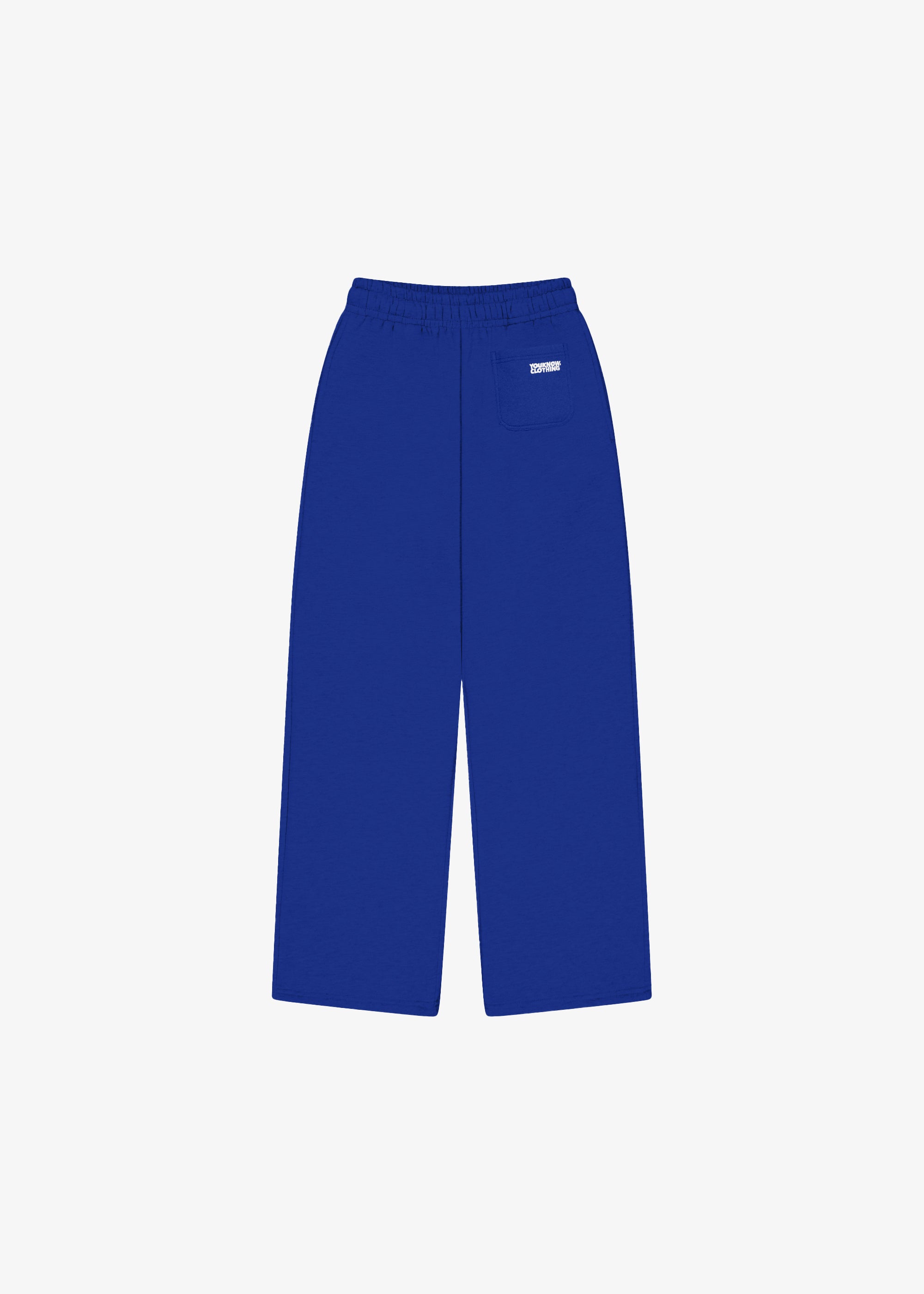 BLOCK WIDE-LEG SWEATPANTS | Blue