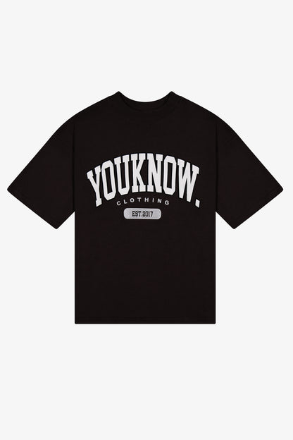 COLLEGE TEE | BLACK